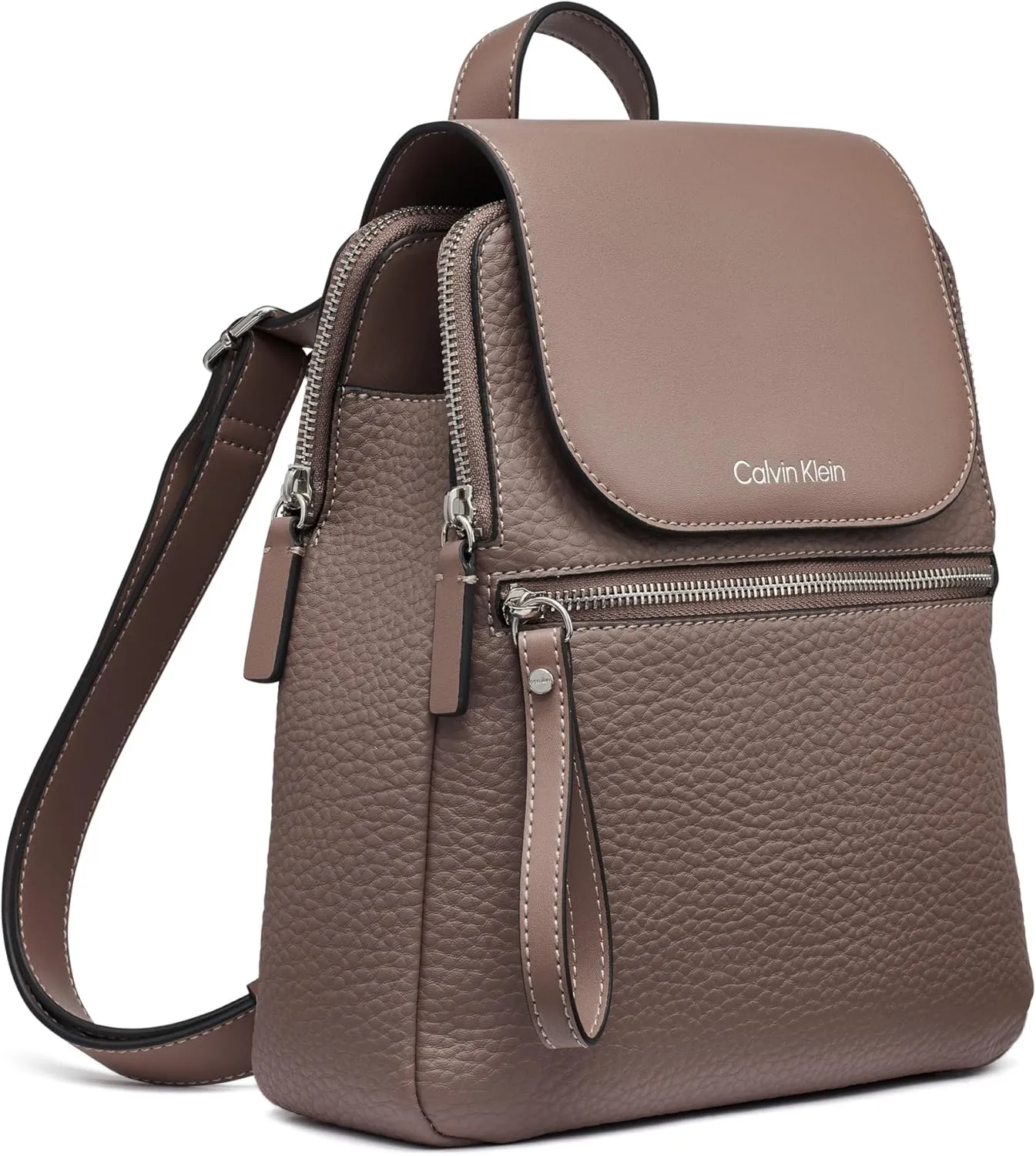 Calvin Klein Elaine Bubble Lamb Novelty Key Item Flap Backpack
