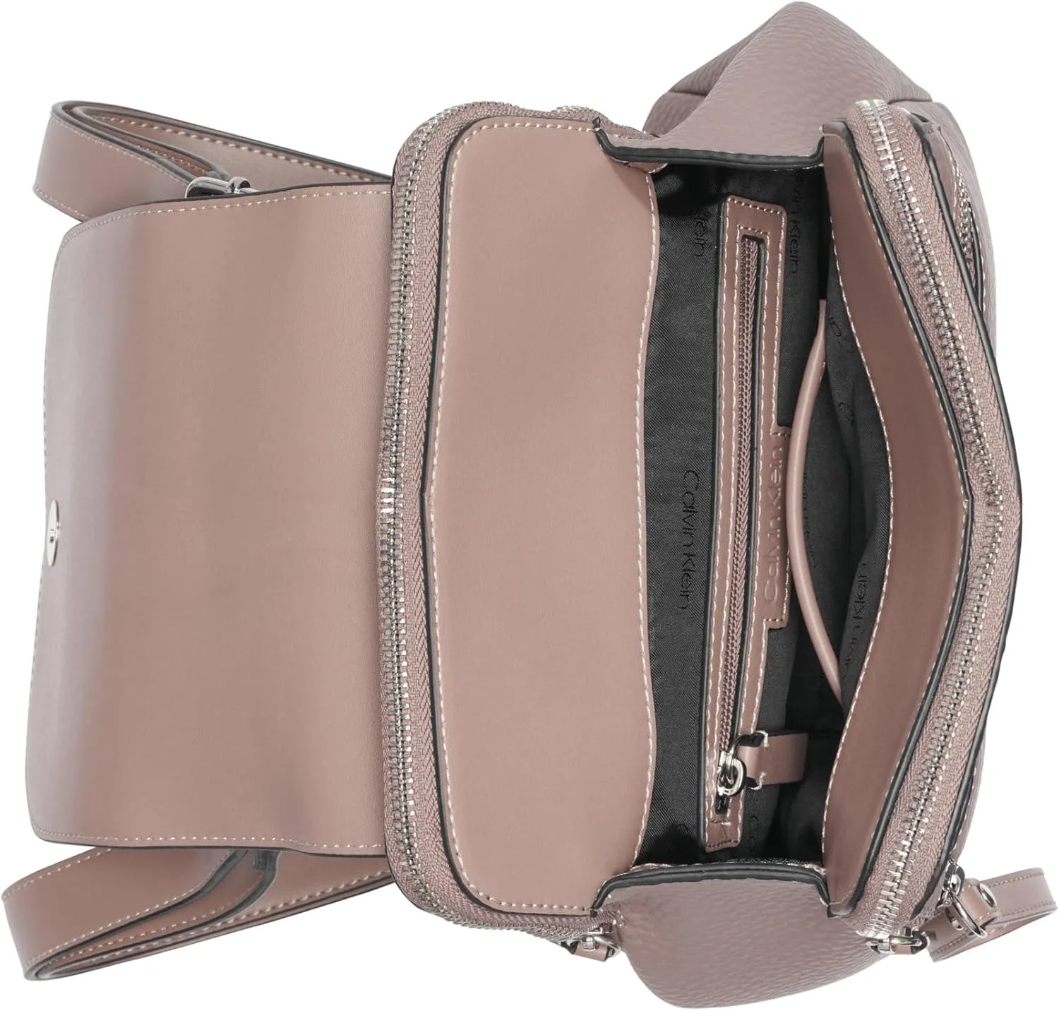 Calvin Klein Elaine Bubble Lamb Novelty Key Item Flap Backpack