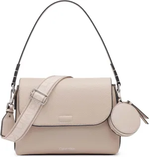 Calvin Klein Women's Millie 2 in 1 Flap Shoulder Bag & Crossbody