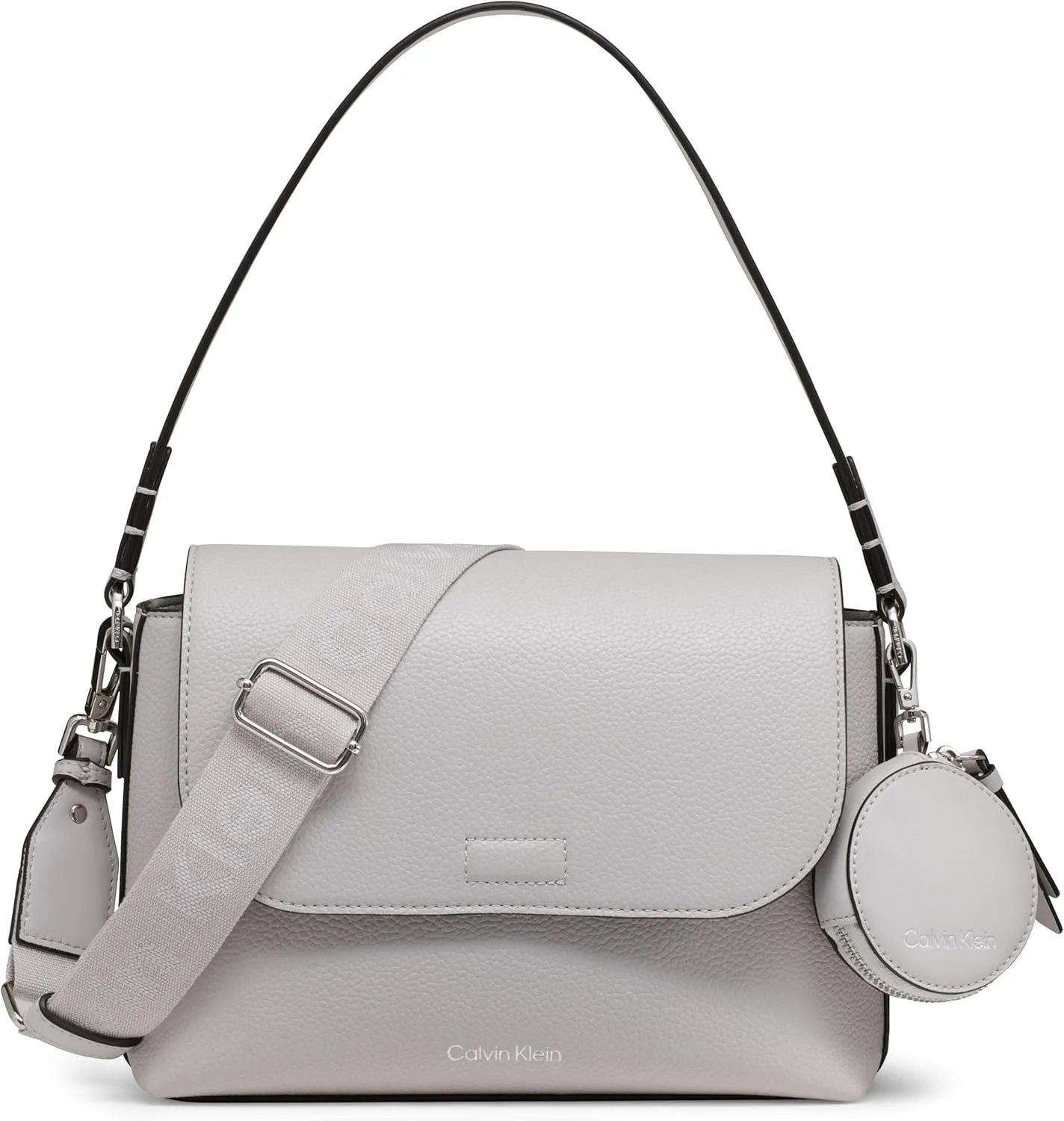 Calvin Klein Women's Millie 2 in 1 Flap Shoulder Bag & Crossbody