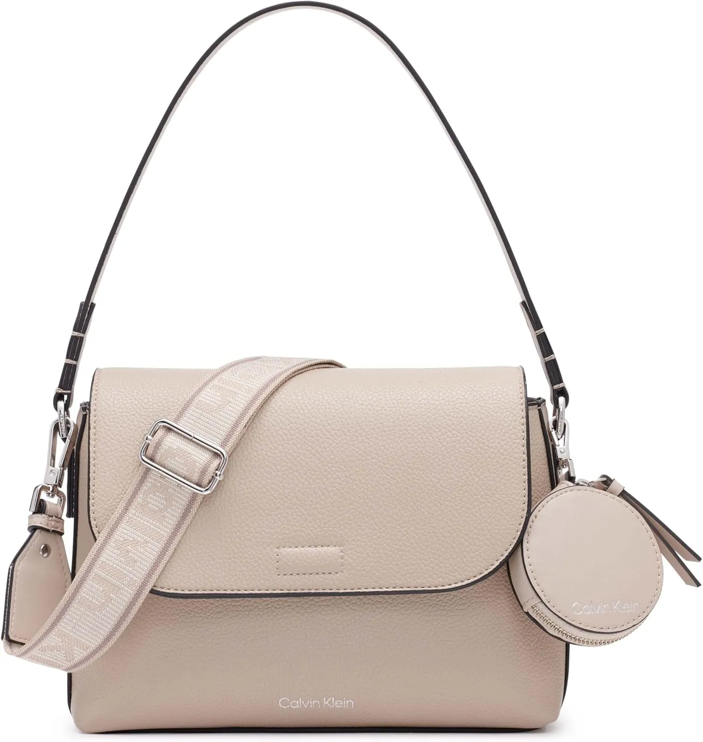 Calvin Klein Women's Millie 2 in 1 Flap Shoulder Bag & Crossbody