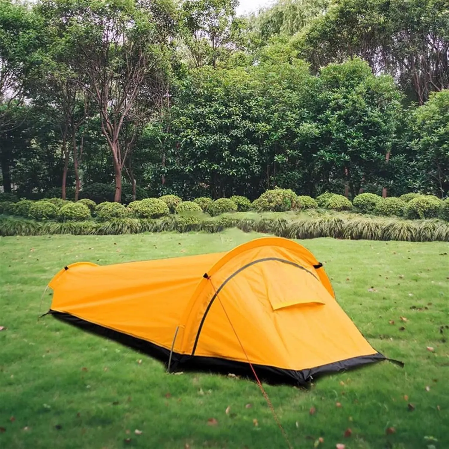 Camping Tent Waterproof Windproof Backpack Tent Good Ventilation Rest and Sleep Outdoor Ultra Light Single Camping Tent