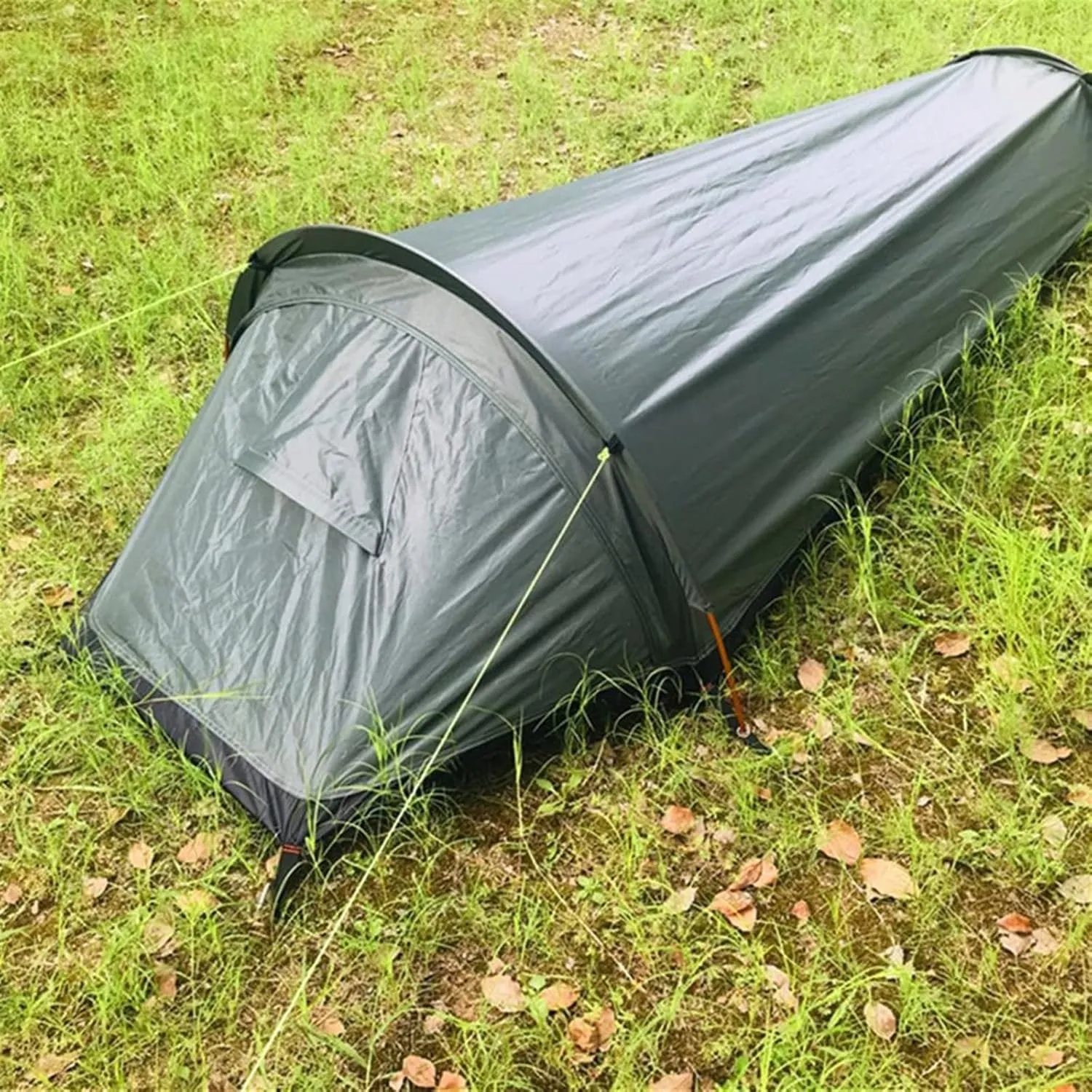 Camping Tent Waterproof Windproof Backpack Tent Good Ventilation Rest and Sleep Outdoor Ultra Light Single Camping Tent