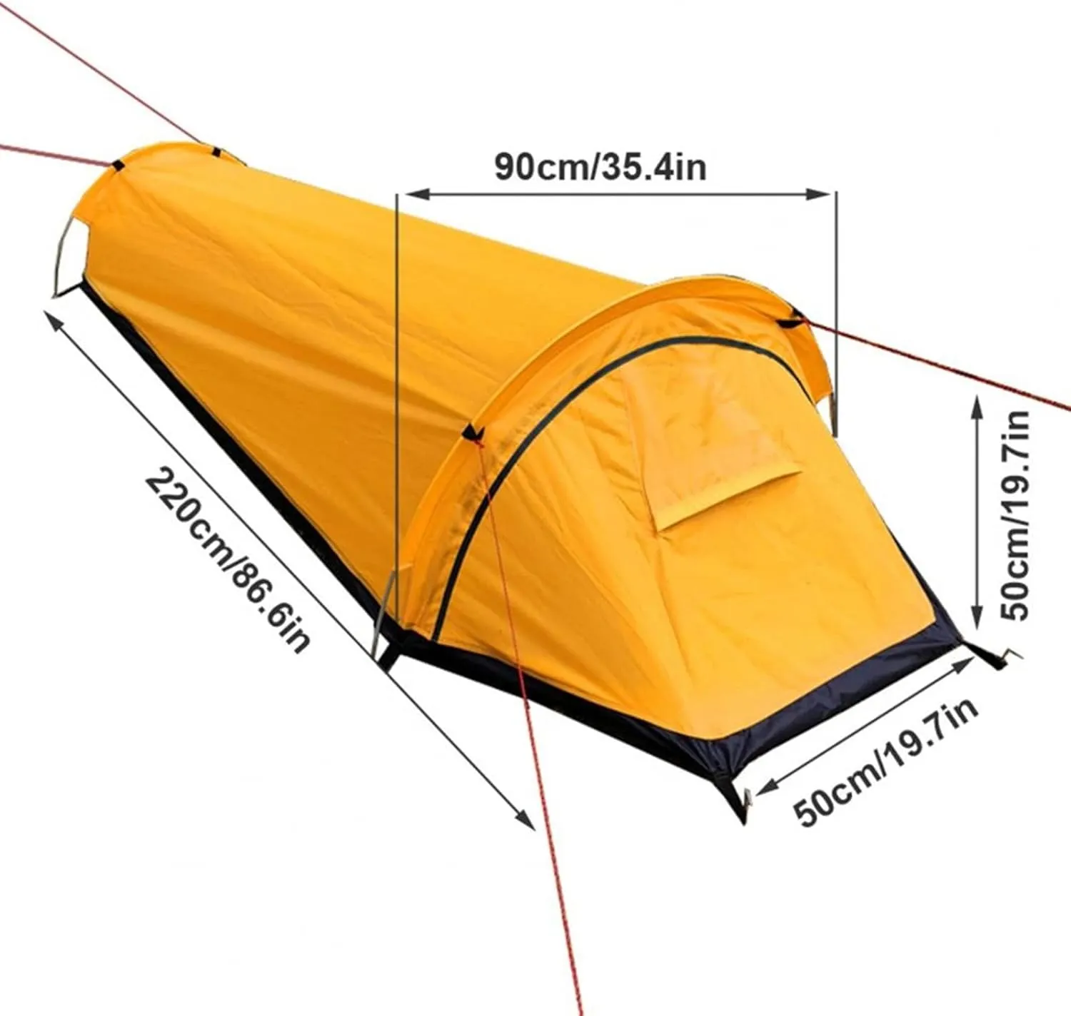 Camping Tent Waterproof Windproof Backpack Tent Good Ventilation Rest and Sleep Outdoor Ultra Light Single Camping Tent