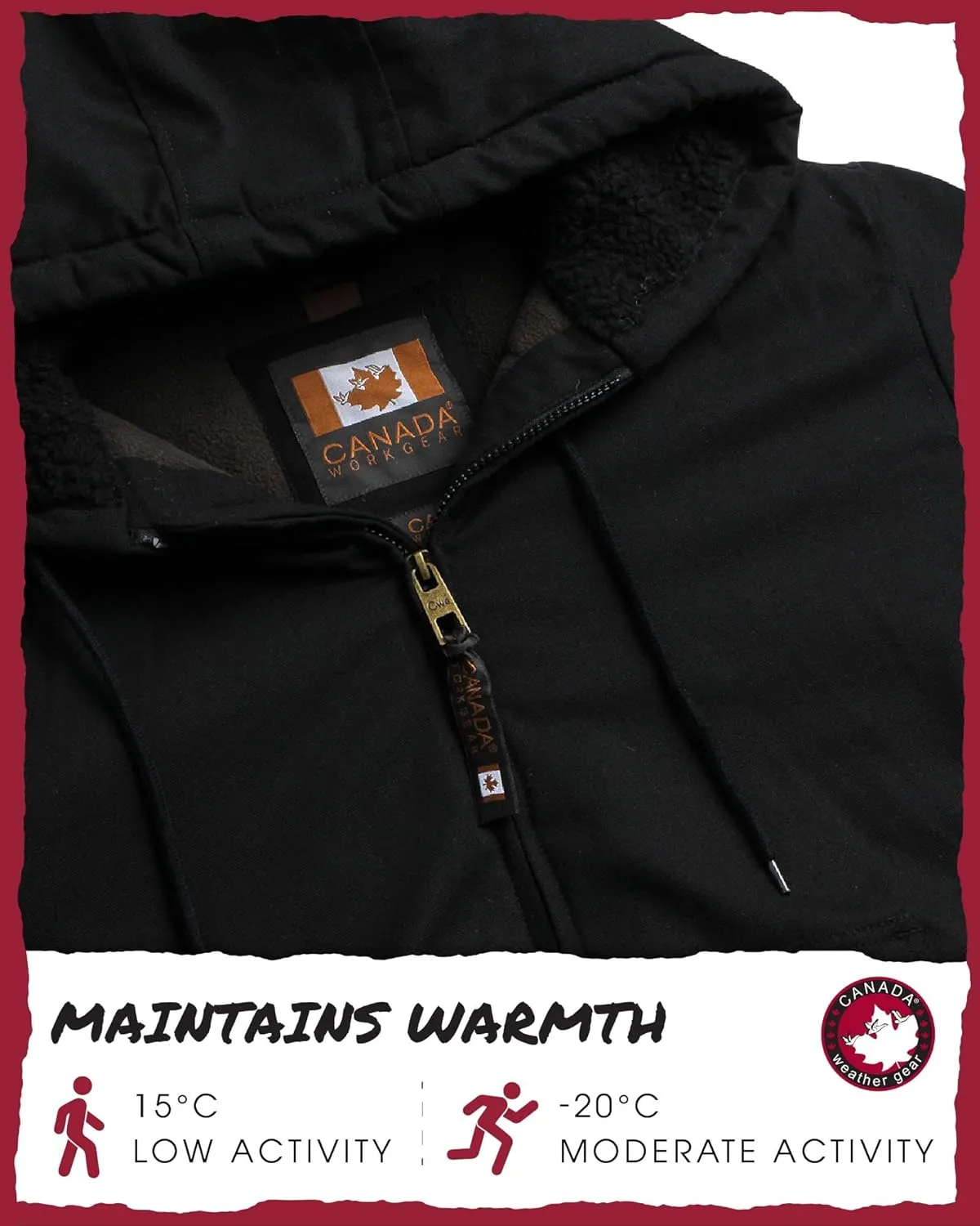 CANADA WEATHER GEAR Men's Winter Jacket – Heavyweight Puffer Jacket – Casual Coat for Men (M-XXL)