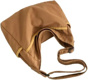 Canvas Hobo Crossbody Shoulder Tote Bag for Women and Men Multi-pocket Casual Purse Messenger Bags Travel Work