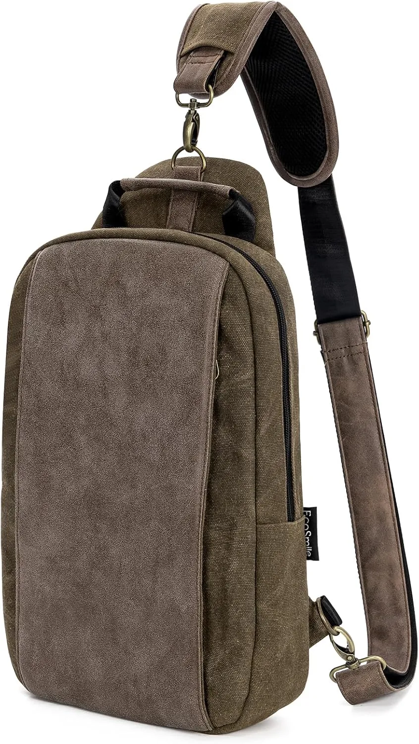 Canvas Messenger Bag Sling Bag Crossbody Shoulder Bag for Men Women Travel Work Satchel Bags