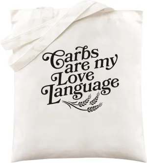 Canvas Shoulder Tote Bag for Men Women - Gym Funny Sarcastic Humor Graphic Bag Unisex Reusable Grocery Bags