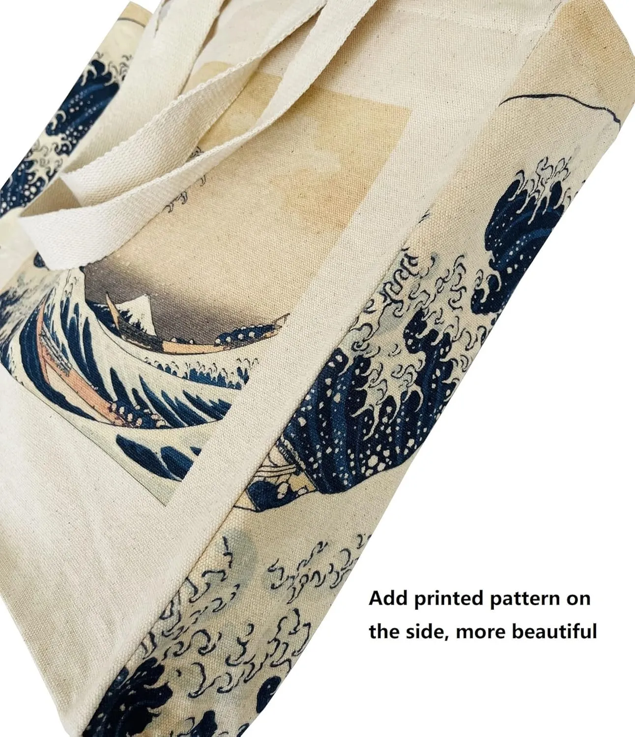 Canvas Tote Bag Aesthetic Vintage Cute Tote with Zipper Pockets Valentines Christmas Gifts for Women Girls