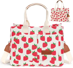 Canvas Tote Bag for Women, Large Work Purses Bible Tote