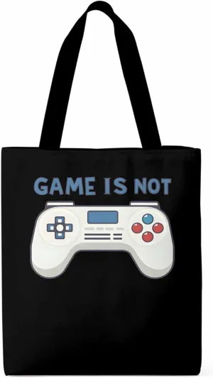 Canvas Tote Bag Game Controller Reusable Grocery Shopping Bags with Handle, Game Lover Large Canvas