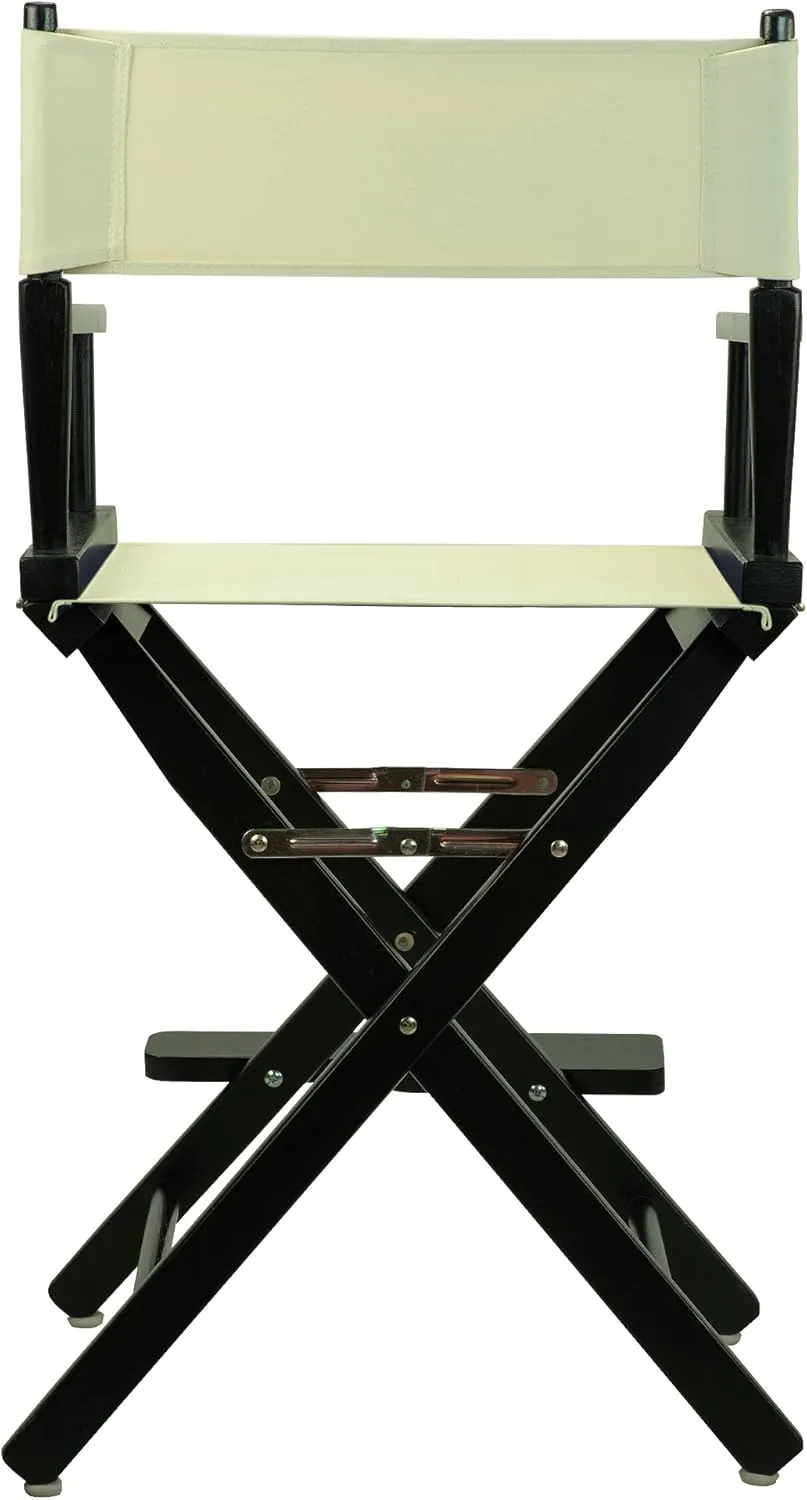 Casual Home 24" Director's Chair Black Frame-with Wheat Canvas, Counter Height