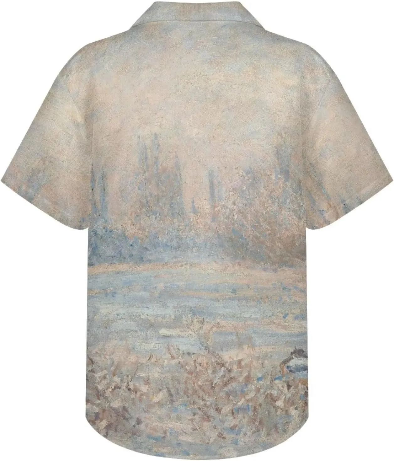 Casual Polynesian Shirt for Men Hawaiian Shirt Beach Shirt Pacific Islander Outfit Canvas Painting Printed