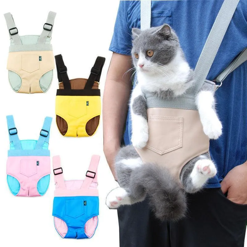 Cat Carrier Front Pack Adjustable Backpack 4 Color Sling Bag