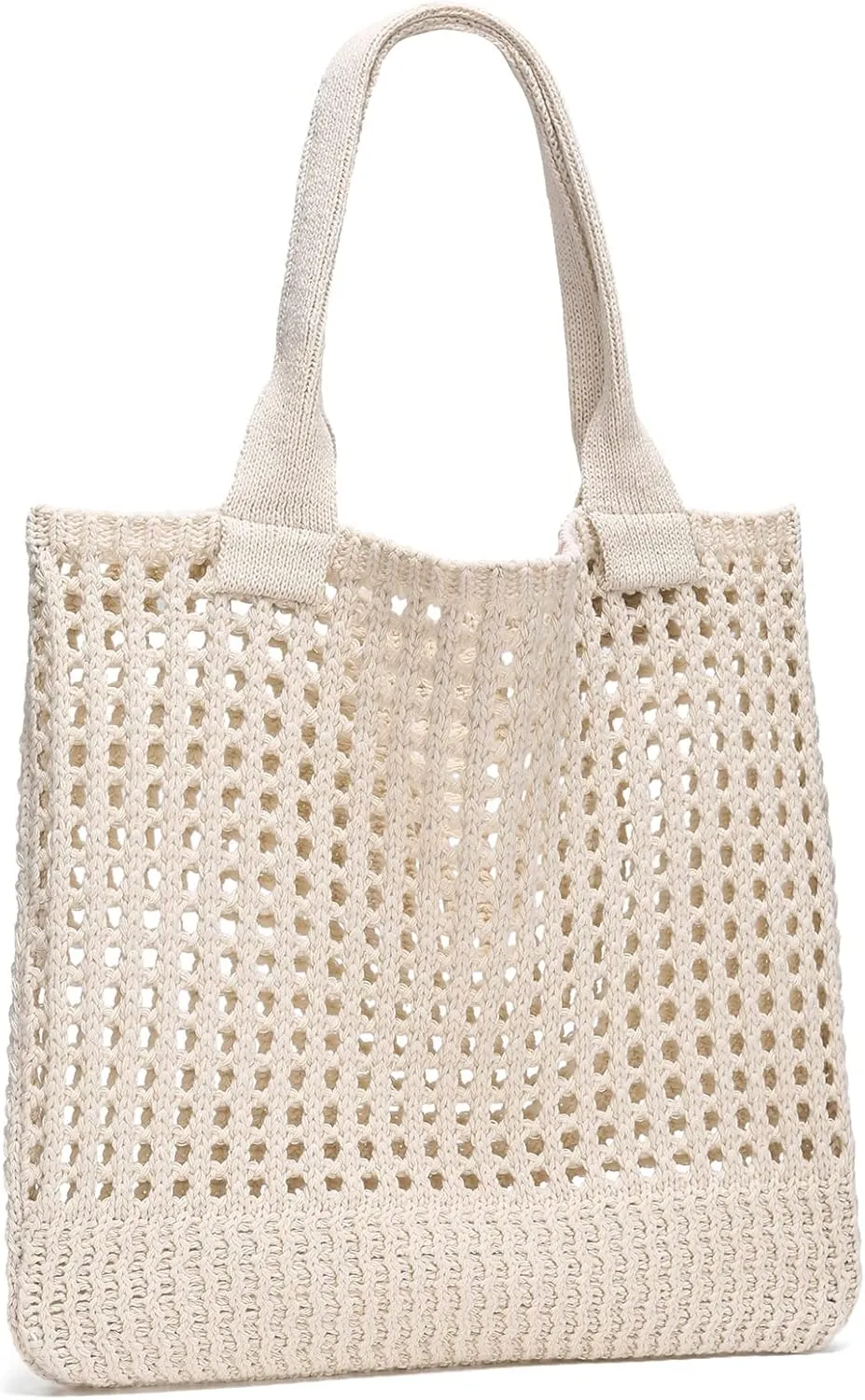CATMICOO Crochet Beach Bag Tote: Small Knit Bag Summer Shoulder Bag for Vacation