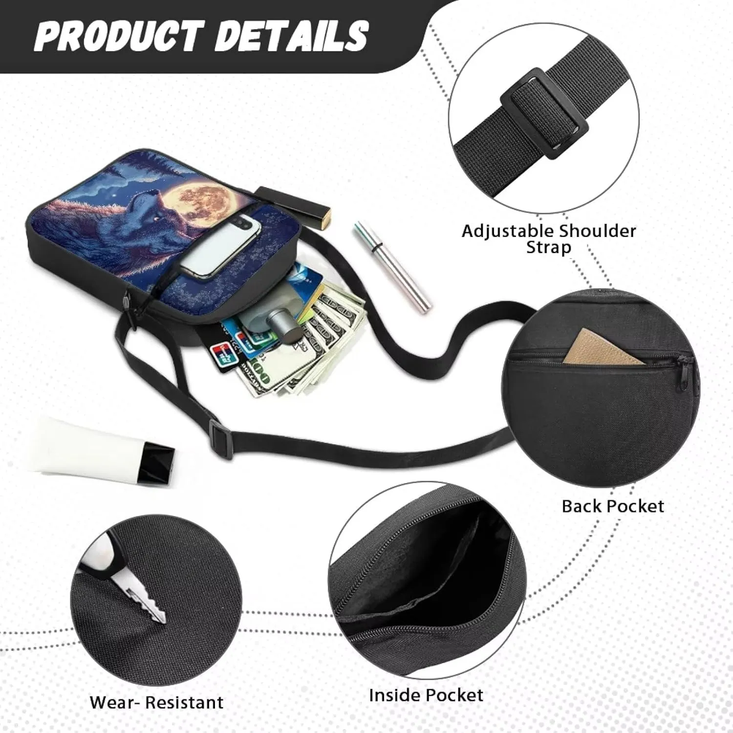 Cell Phone Purse Crossbody Bags for Women Cute Design Cellphone Bag Small Wallet Purses with Strap