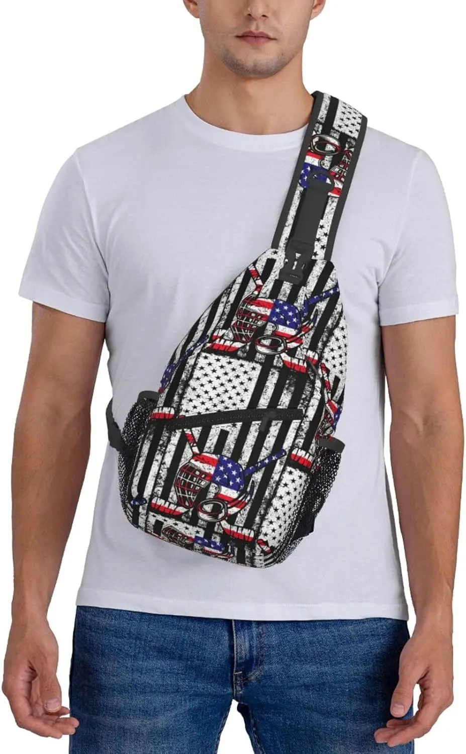Chest Sling Bag Crossbody Shoulder Backpack Bag Gym Cycling Travel Hiking Daypack Cross Bag