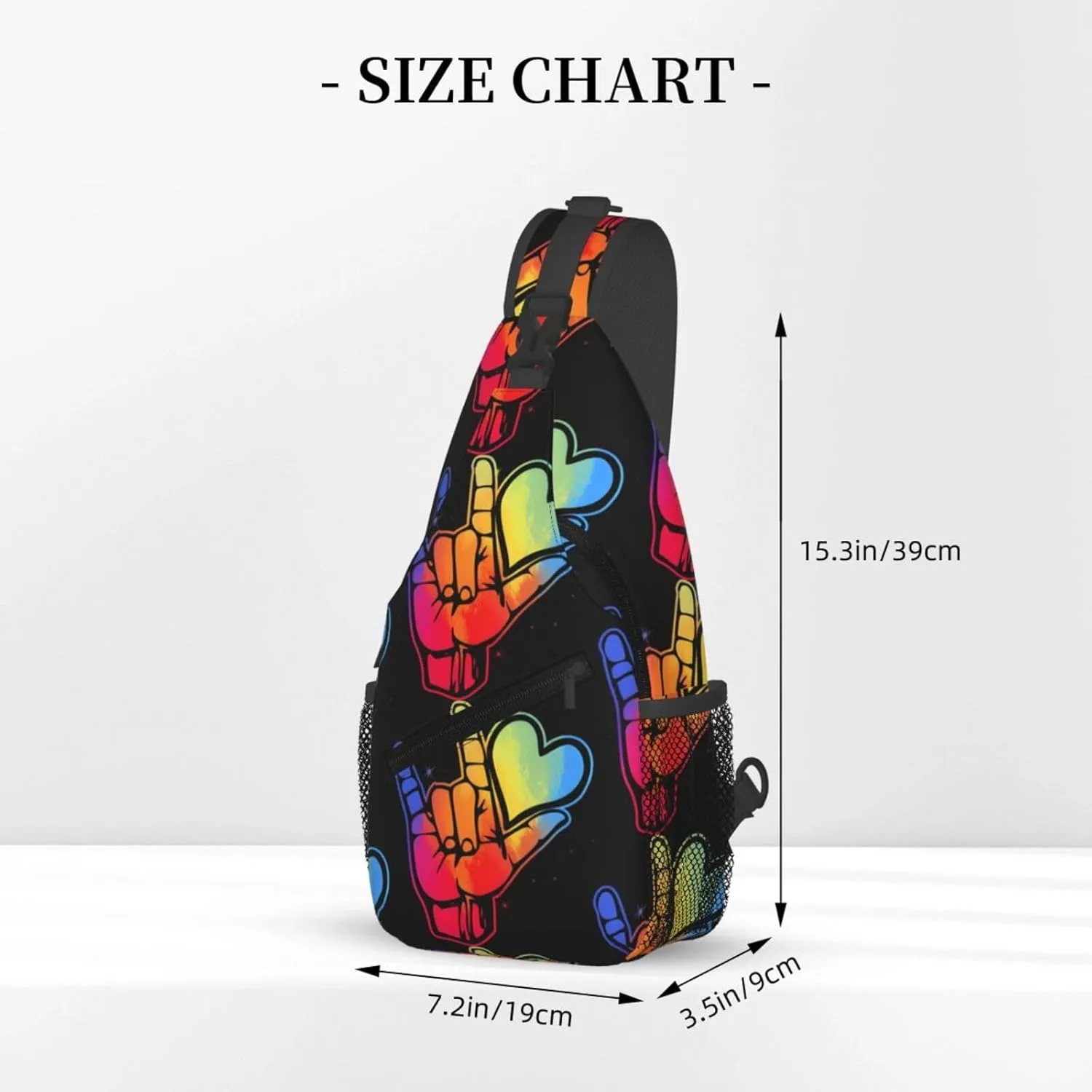 Chest Sling Bag Crossbody Shoulder Backpack Bag Gym Cycling Travel Hiking Daypack Cross Bag