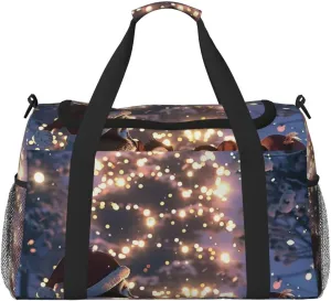 Christmas Chipmunks Party Travel Duffel Bag Tote Bag Sports Gym Bag For Women And Men