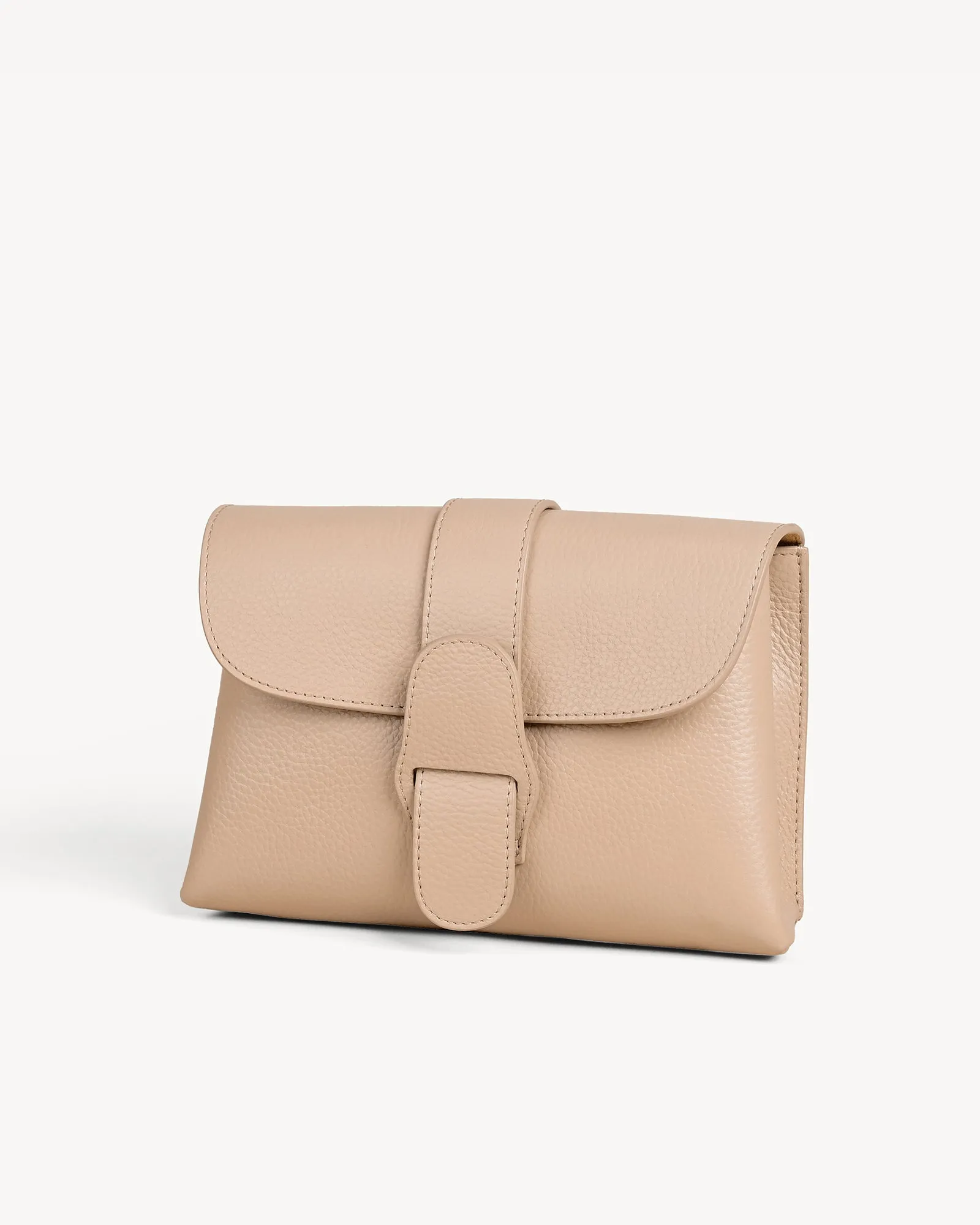 Claire Mini Envelope Clutch - Nude