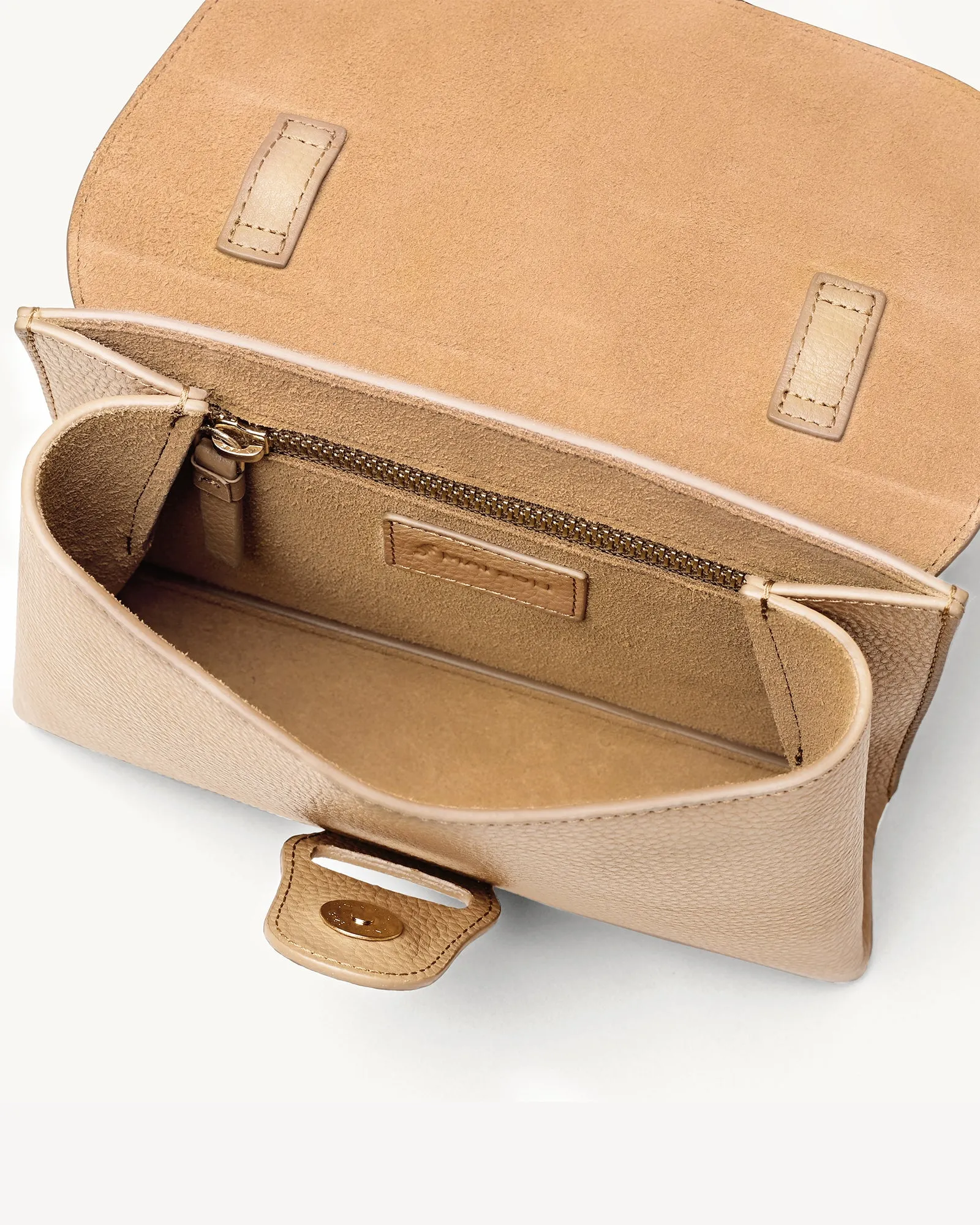 Claire Mini Envelope Clutch - Nude