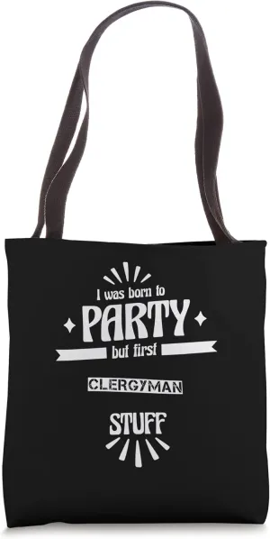 Clergyman Funny Disigned Gift for Job Appreciation Tote Bag