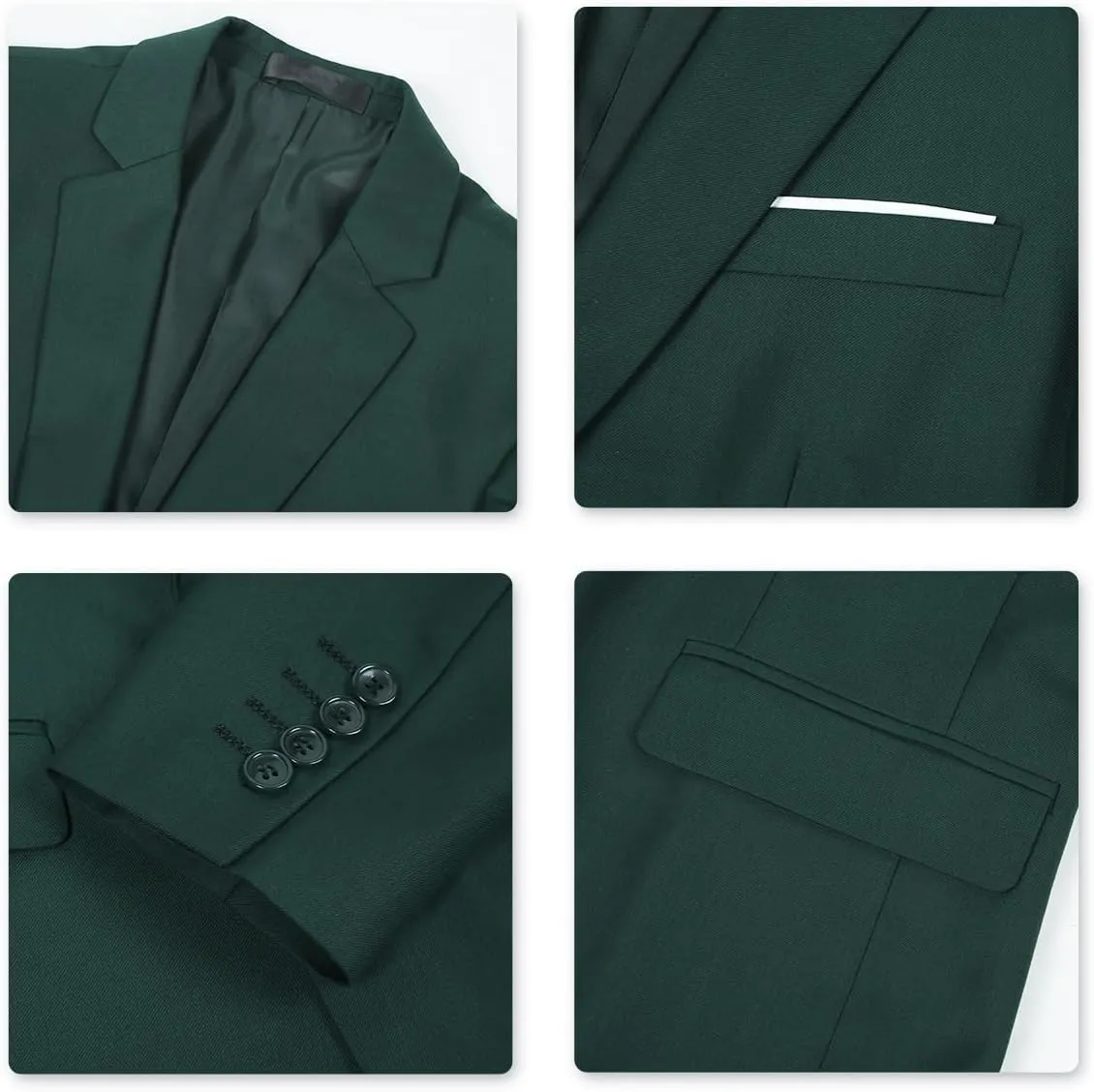 Cloudstyle Men's Suit Jacket One Button Slim Fit Sport Coat Business Daily Blazer