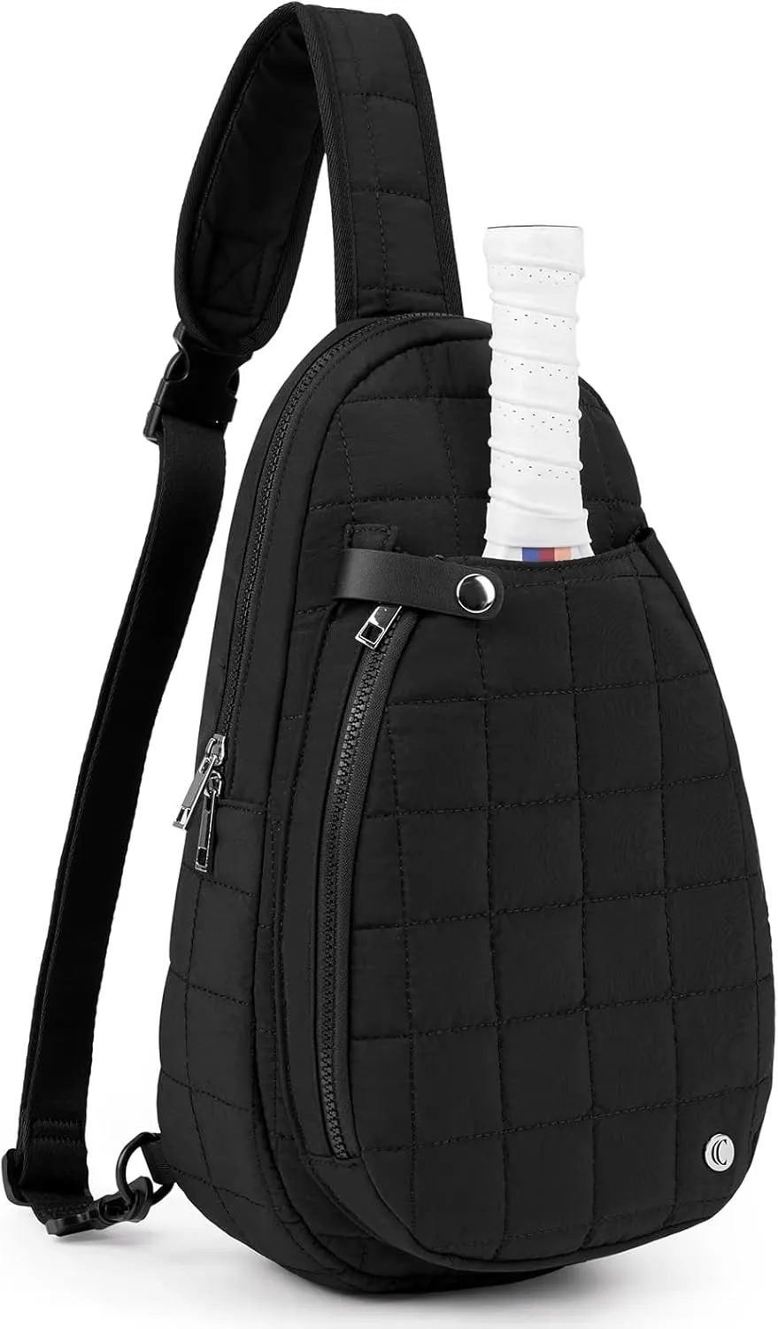 CLUCI Pickleball Bag for Women, Quilted Crossbody Bags for Women Men, Puffer Travel Sling Bag