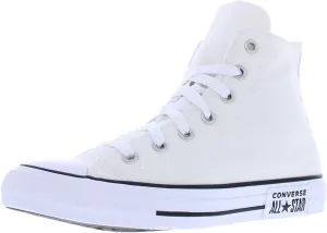 Converse Chuck Taylor All Star High GS Girls Shoes Size 4.5, Color: Vintage White/White/Black