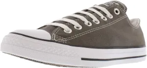 Converse Chuck Taylor All Star Seasnl Ox Shoe Size 8.5 Women/6.5 Men, Color: Charcoal Canvas/White