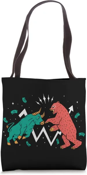 Cool Stock Market Crypto Cryptocurreny Trading Casual Graphi Tote Bag