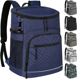 Cooler Backpack Insulated Leakproof Waterproof Backpack Cooler Bag 30/45 Cans, Large Capacity Lightweight Travel Camping Beach Backpack Cooler Ice Chest for Men and Women
