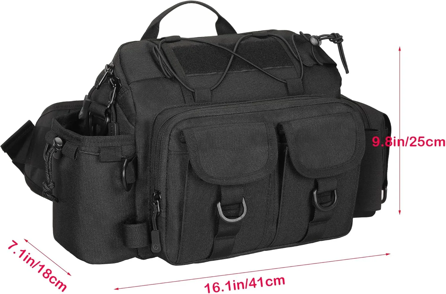CREATOR Fishing Tackle Bag Multi-function Waist Pack Outdoor Fly Fishing Bag for Men
