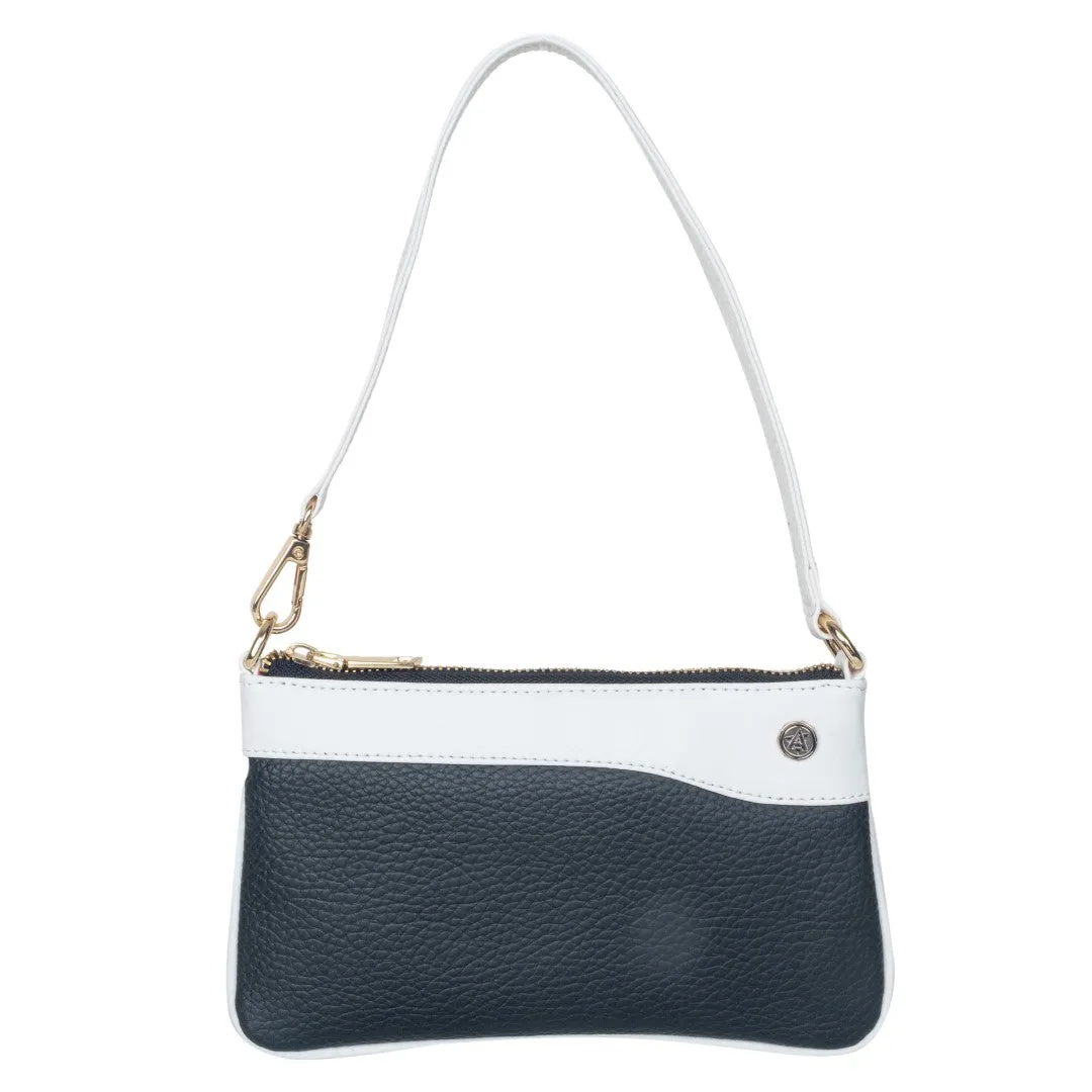 Crecent Moon Bag & Wristlet Wallet-Eyeglass Case Black(Combo)