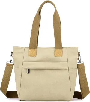 Crossbody Bag for Women Canvas Handbag Casual Top Handle Bag Large Shoulder Bag Tote Bag Satchel Bag