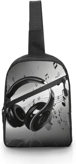Crossbody Bag for Women Men Chest Bag New Year Pyrotechnics Sling Bag Crossbody Shoulder Bag Sling Backpack