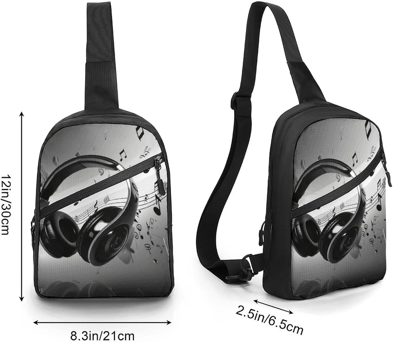 Crossbody Bag for Women Men Chest Bag New Year Pyrotechnics Sling Bag Crossbody Shoulder Bag Sling Backpack