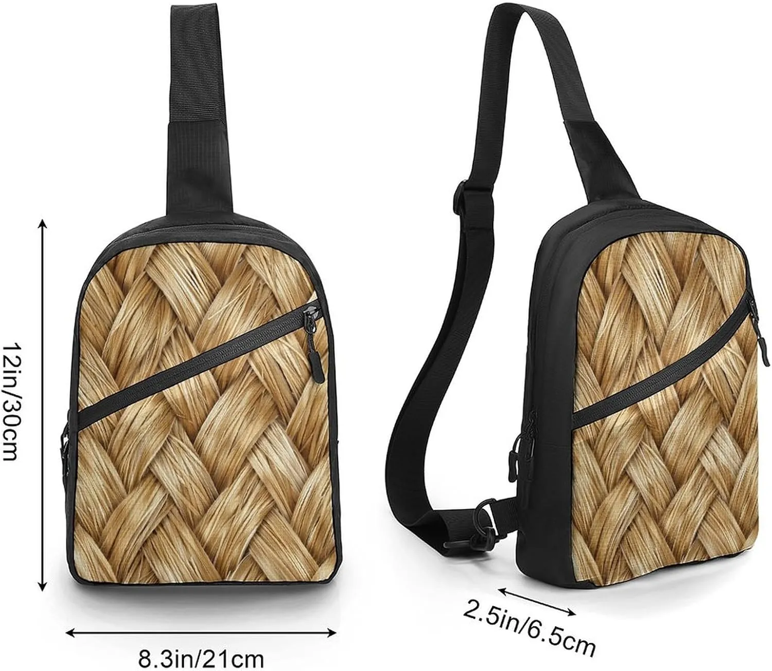 Crossbody Bag for Women Men Chest Bag Orange Slices Sling Bag Crossbody Shoulder Bag Sling Backpack
