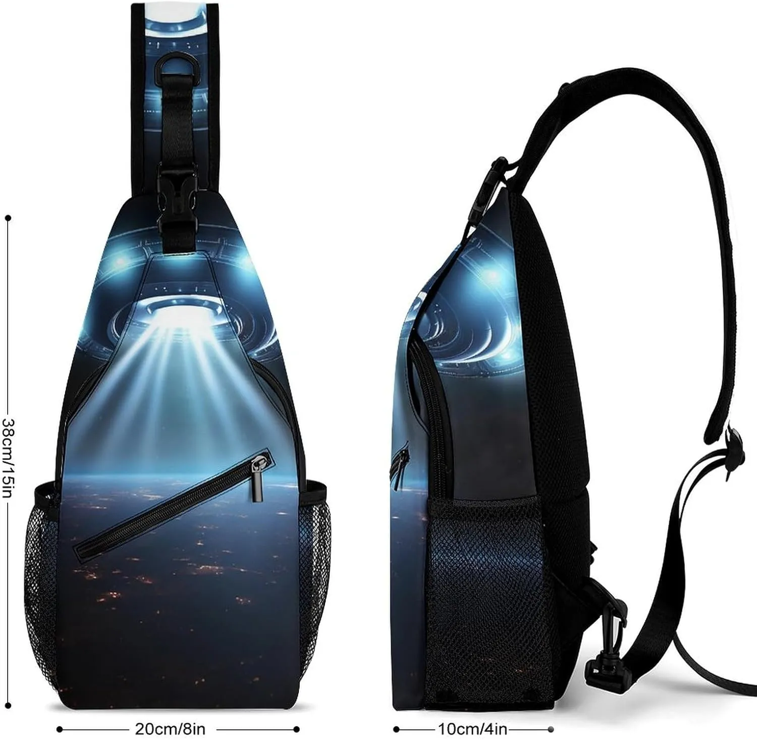 Crossbody Bag for Women Men Chest Bag Summer Parrot Pineapple Bird Sling Bag Crossbody Shoulder Bag Sling Backpack