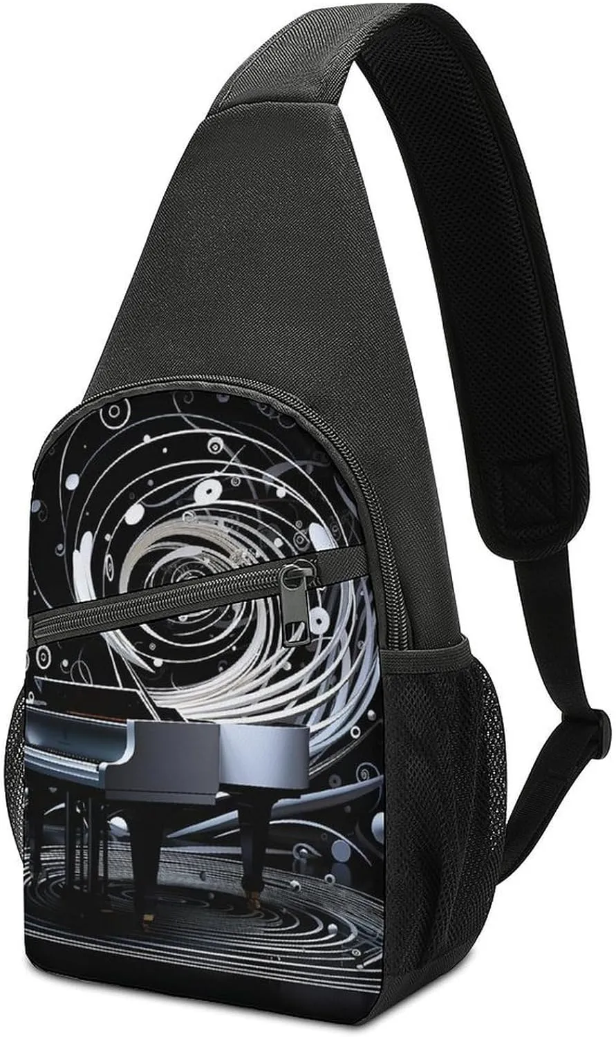Crossbody Bag for Women Men Sling Bag Wild Elk Chest Bag Crossbody Adjustable Shoulder Bag