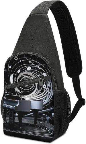 Crossbody Bag for Women Men Sling Bag Wild Elk Chest Bag Crossbody Adjustable Shoulder Bag