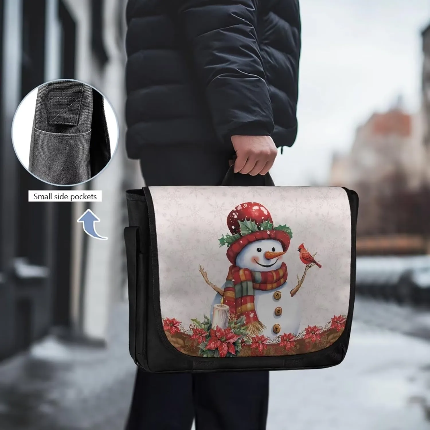 Crossbody Bags for Women Men Large Over the Shoulder Purses and Flap Cross Body Handbags with Side Pocket