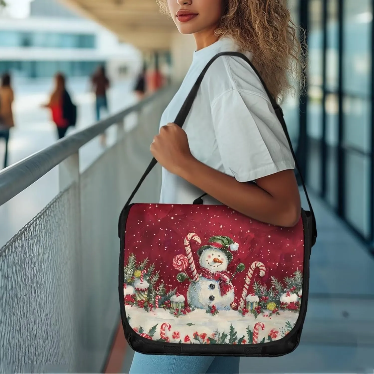 Crossbody Bags for Women Men Large Over the Shoulder Purses and Flap Cross Body Handbags with Side Pocket