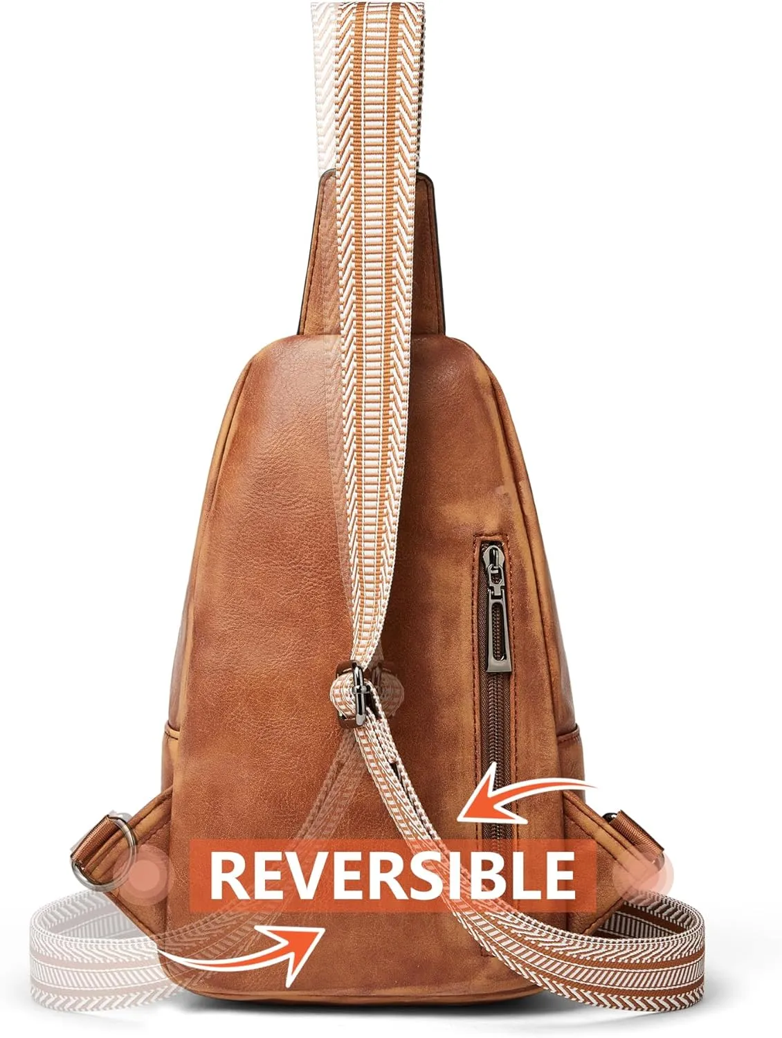 Crossbody Bags for Women Men Sling Bag 5 Pockets Fanny Pack Sling Backpack Chest Daypack Travel Purse Anti Theft