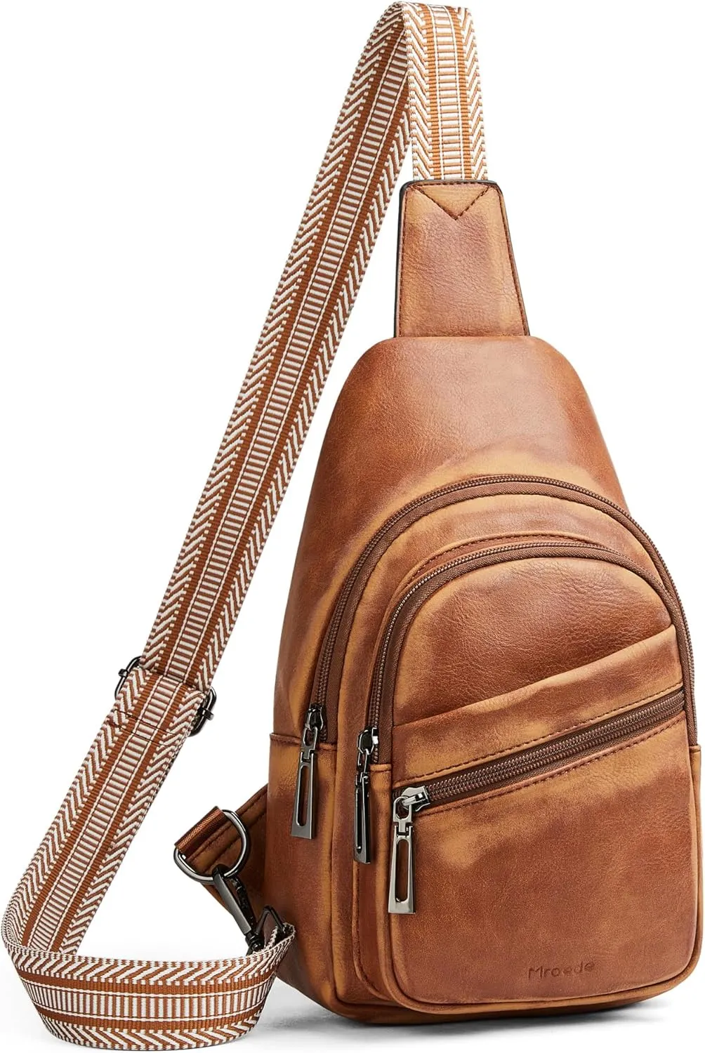 Crossbody Bags for Women Men Sling Bag 5 Pockets Fanny Pack Sling Backpack Chest Daypack Travel Purse Anti Theft