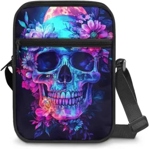 Crossbody Purse for Women Polyester Messenger Bag with Multi-Function Pockets Small Cell Phone Purse for Travel