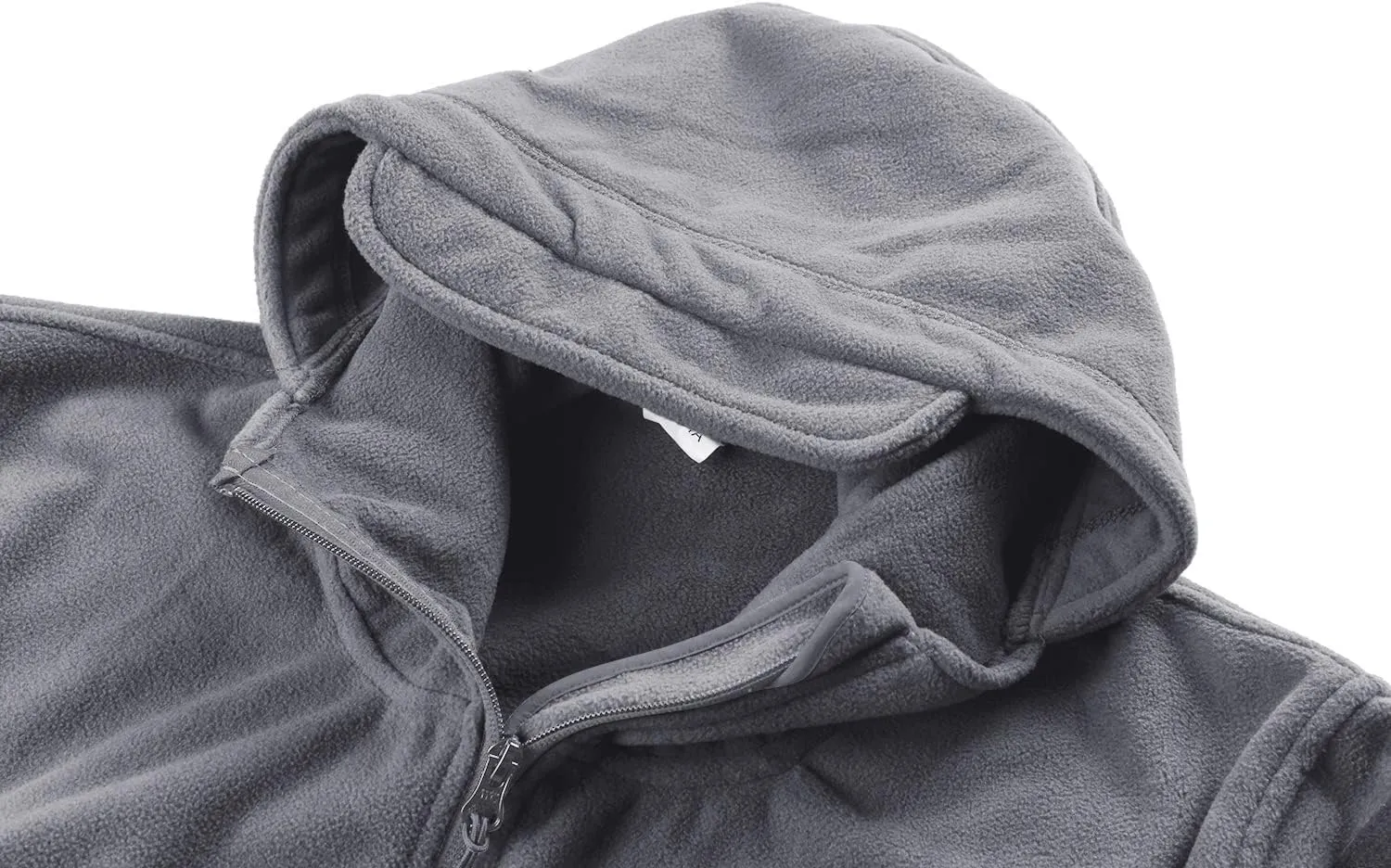 CRYSULLY Men's Military Tactical Sport Warm Fleece Hooded Outdoor Adventure Jacket Coats