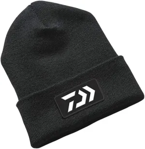 Daiwa womens Fishing Knit beanie D Vec Knit Roll Up Black, Multi, One Size US