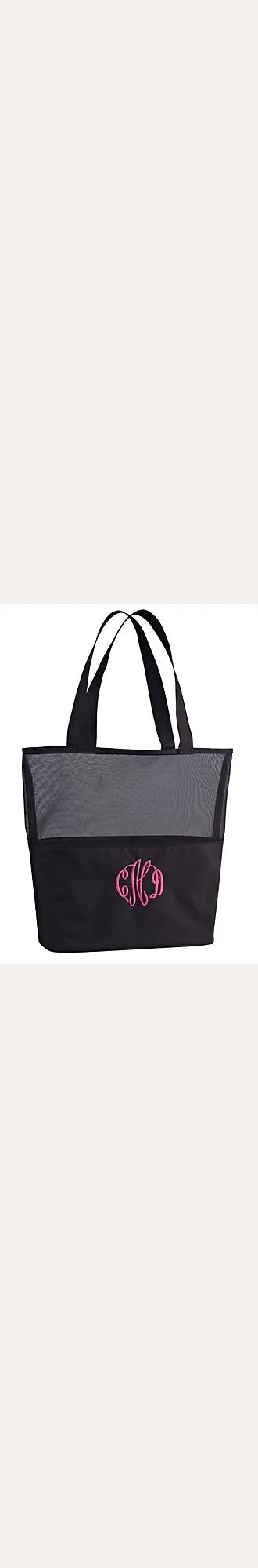 DB Exclusive Personalized Canvas Mesh Tote Bag
