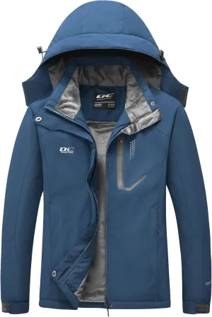 Diamond Candy Women's Waterproof Ski Jackets Warm Winter Snow Jacket Mountain Windbreaker Hooded Raincoat